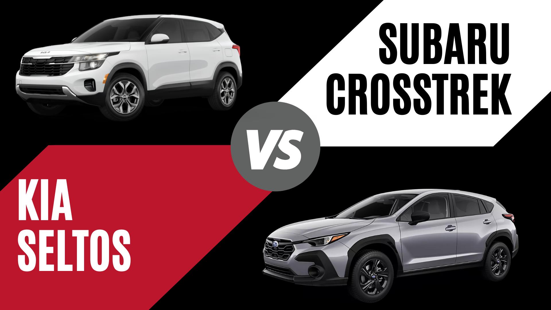 2026 Kia Seltos and Subaru Crosstrek comparison highlighting AWD capability, technology, and versatility in Conway, Arkansas
