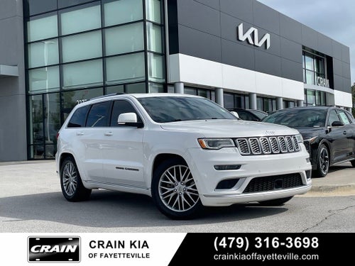2017 Jeep Grand Cherokee Summit - REAR ENTERTAINMENT / PANORAMIC SUNROOF