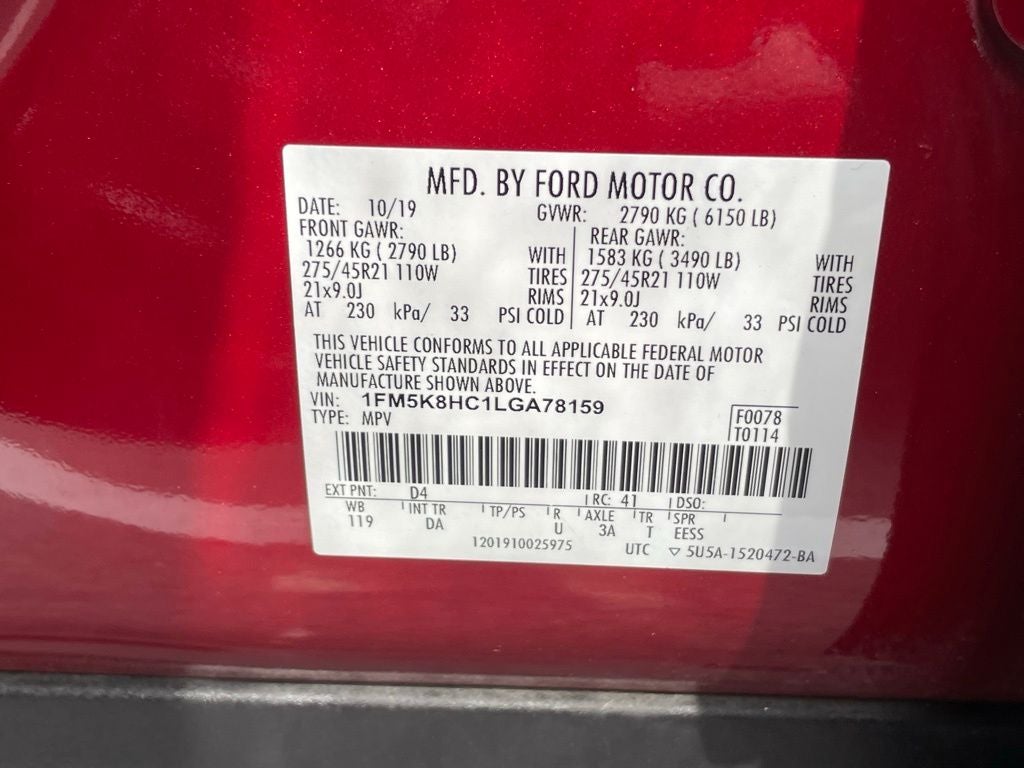 2020 Ford Explorer Platinum