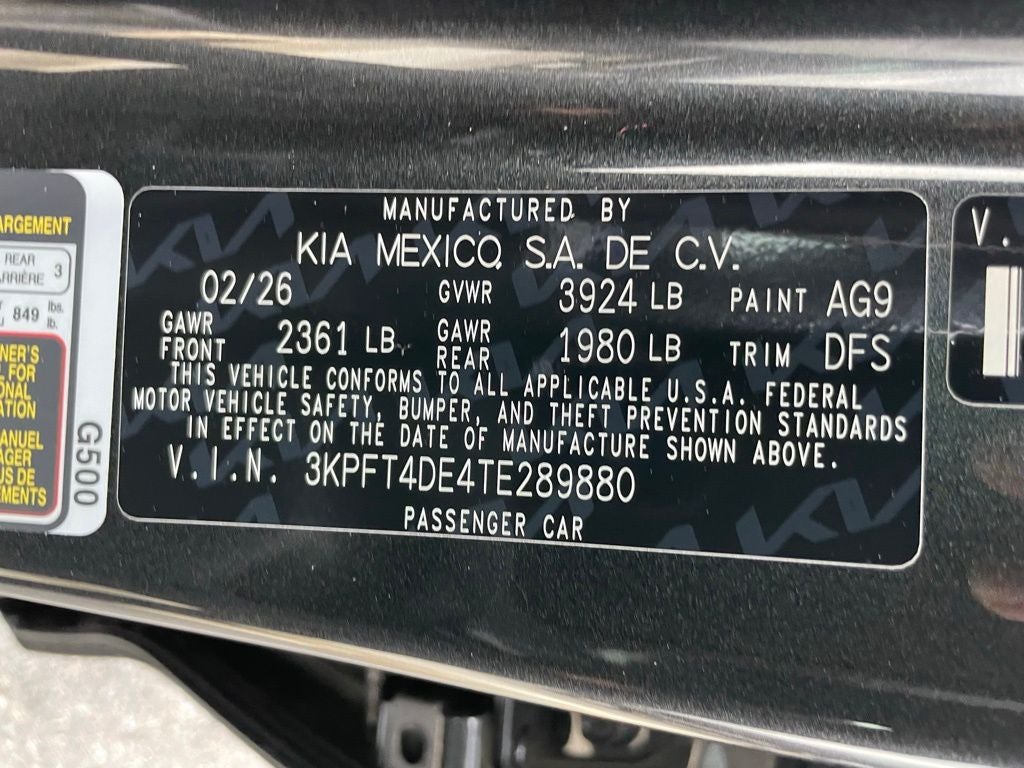 2026 Kia K4 LXS