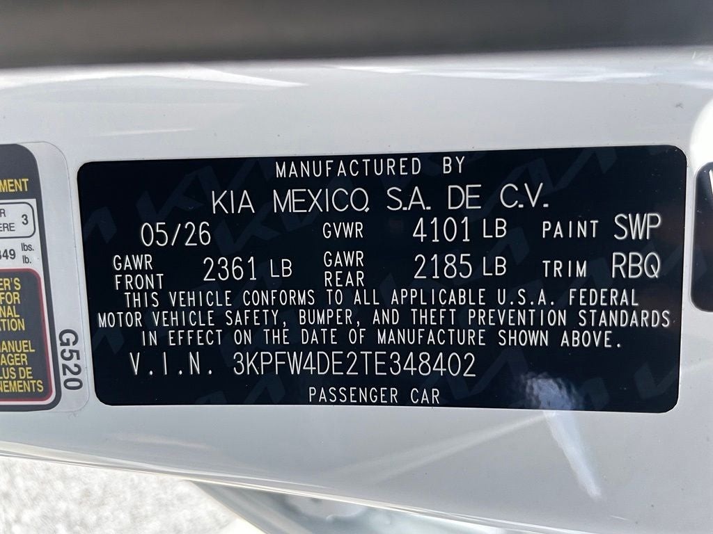 2026 Kia K4 GT-Line