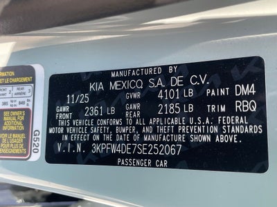 2025 Kia K4 GT-Line - KIA CERTIFIED /APPLE CARPLAY