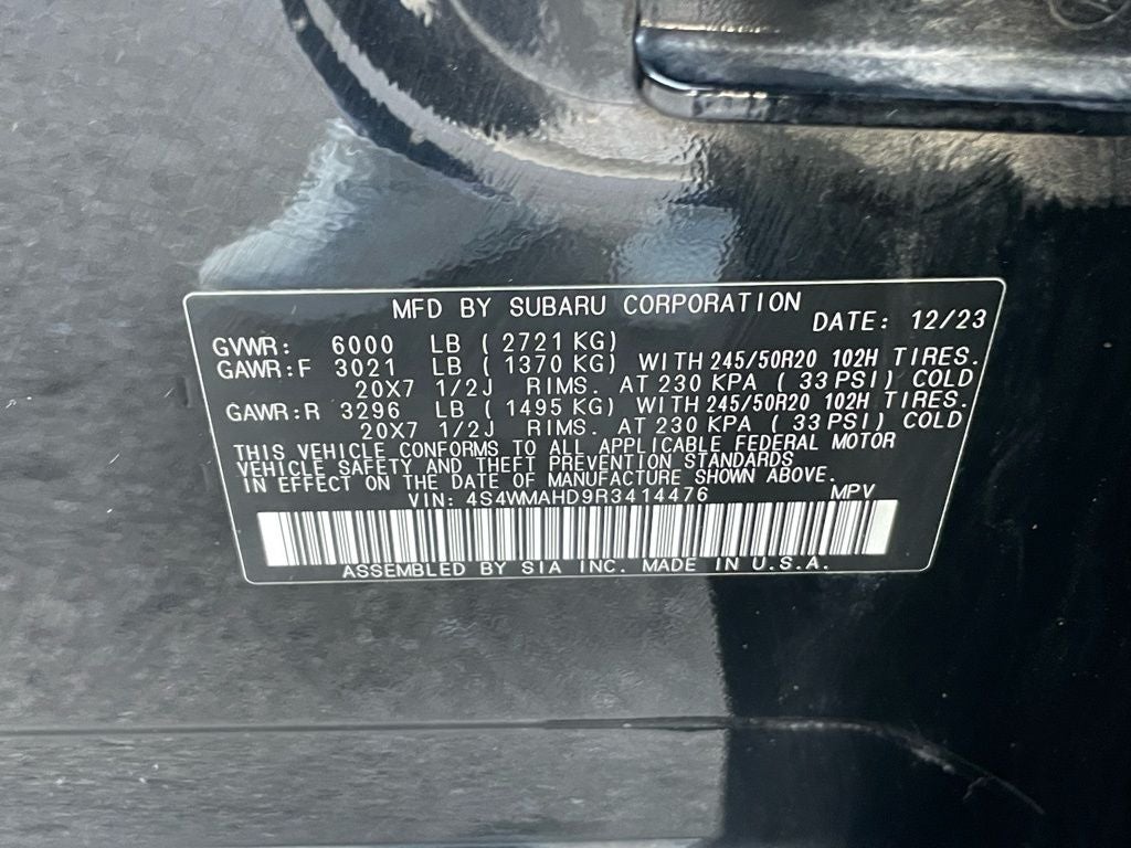 2024 Subaru Ascent Onyx Edition - PANORAMIC ROOF / 3RD ROW SEATING