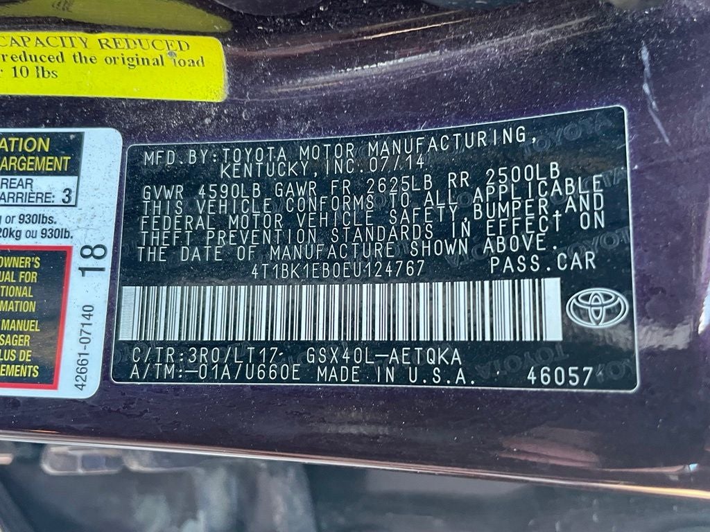 2014 Toyota Avalon XLE Touring - BLIND SPOT MONITOR / 3.5L V6