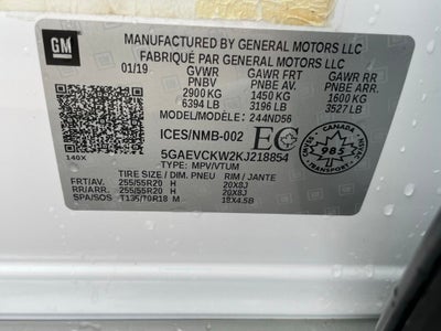 2019 Buick Enclave Avenir - VENTILATED SEATS / DUAL PANE SUNROOF