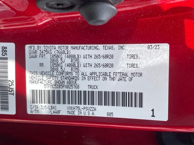 2023 Toyota Tundra Hybrid 1794 Edition - POWER MOONROOF / TRD OFF-ROAD PKG