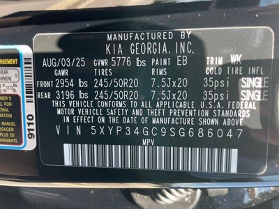 2025 Kia Telluride EX