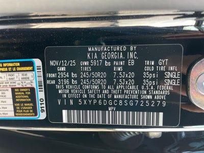 2025 Kia Telluride S