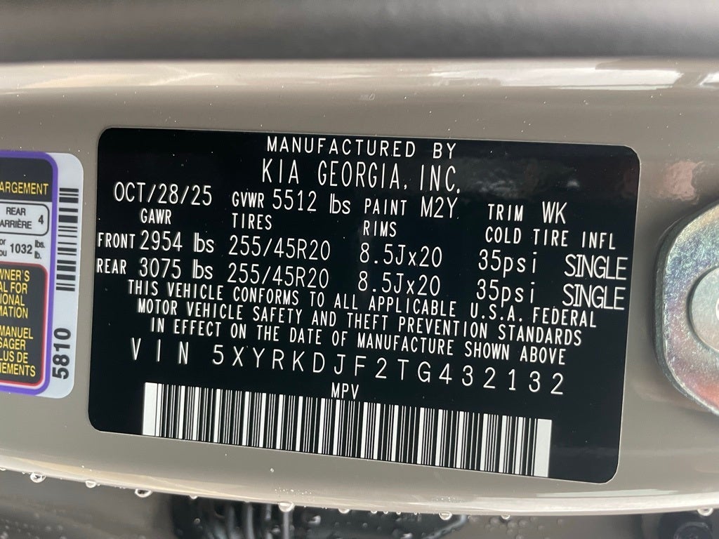 2026 Kia Sorento X-Line SX Prestige - Olive Brown Leather Pkg