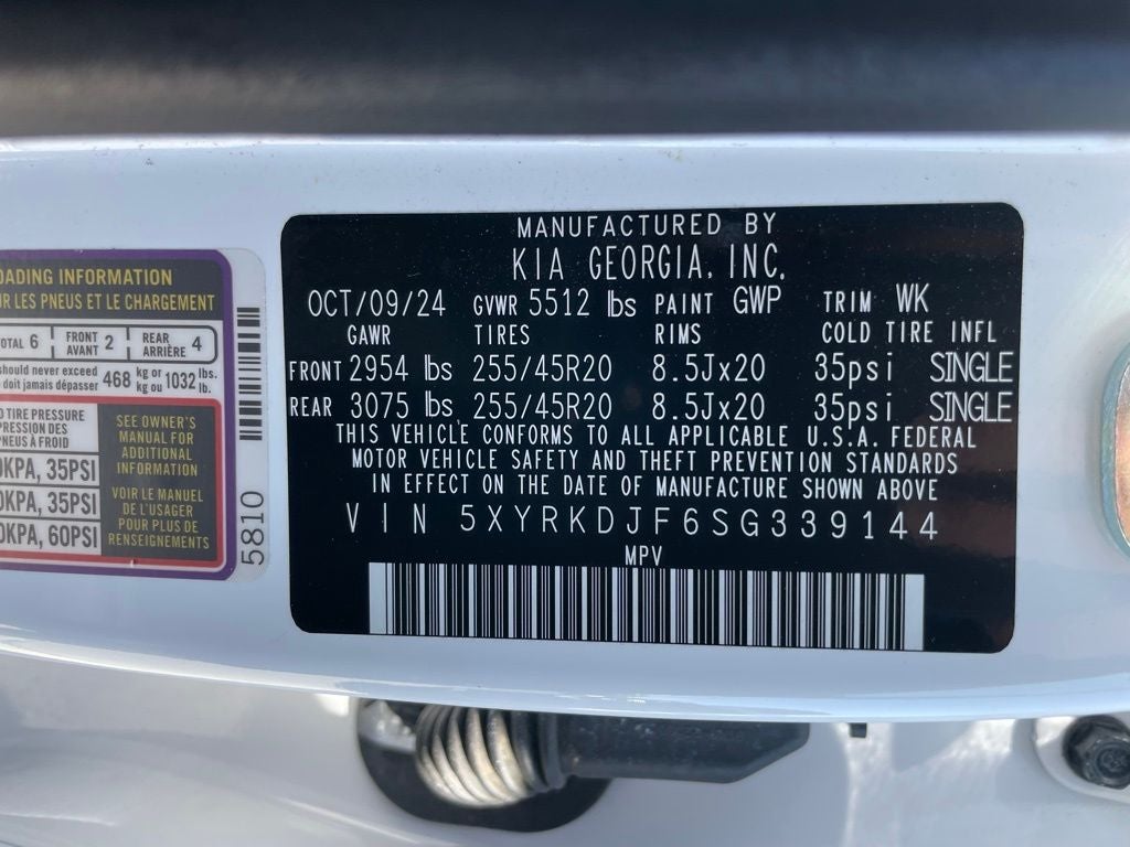 2025 Kia Sorento X-Line SX Prestige - KIA CERTIFIED / PANORAMIC ROOF