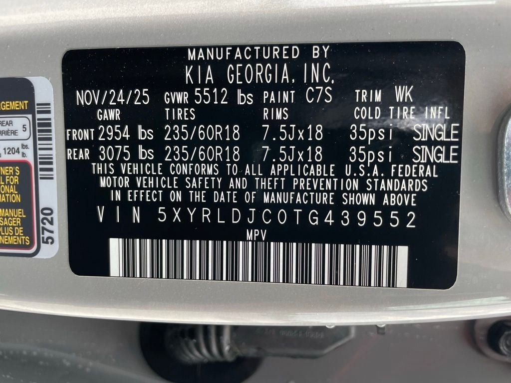 2026 Kia Sorento S