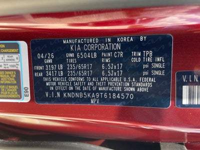 2026 Kia Carnival Hybrid LXS