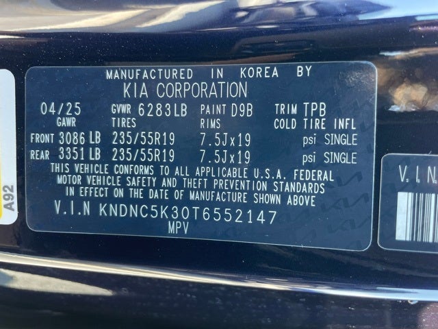 2026 Kia Carnival EX