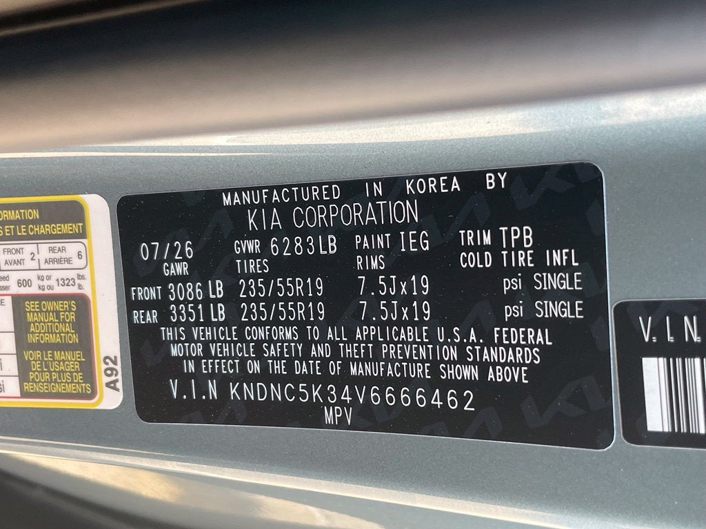 2027 Kia Carnival EX