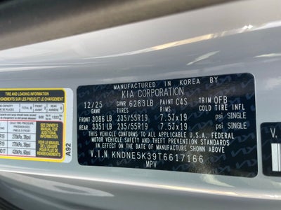 2026 Kia Carnival SX