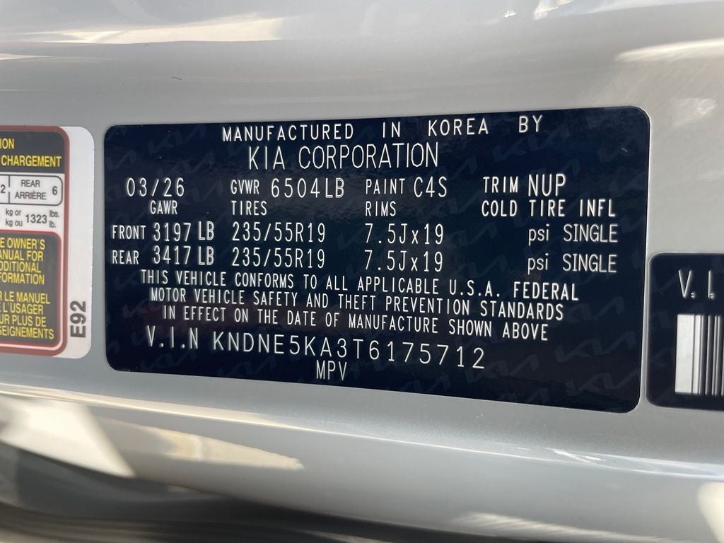 2026 Kia Carnival Hybrid SX