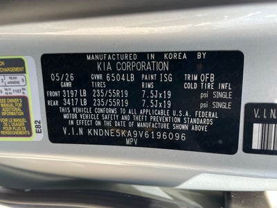 2027 Kia Carnival Hybrid SX