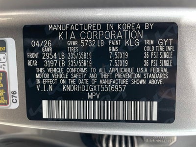 2026 Kia Sorento Hybrid EX