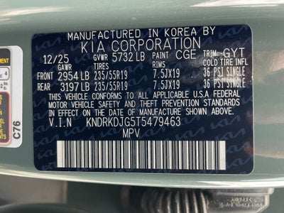 2026 Kia Sorento Hybrid X-Line SX Prestige