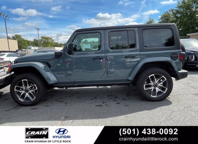 2024 Jeep Wrangler Sport S 4xe 49 MPGe, Hard Top, Heated Seats, Clean CarFax, One