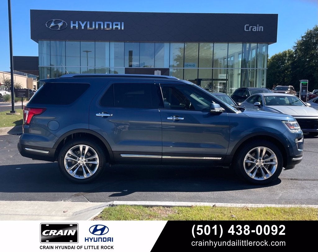 2018 Ford Explorer Limited One Owner, Clean CarFax, Leather, Moonroof, Bucket