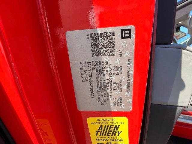 2019 Chevrolet Corvette Stingray 3LT