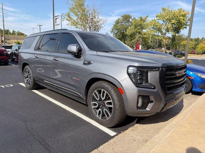 2021 GMC Yukon XL AT4 Pano Roof, Bucket Seats, Power Boards, DVD's
