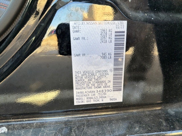 2024 Nissan Altima 2.5 SR