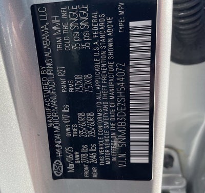 2025 Hyundai Tucson SEL CarFax One Owner