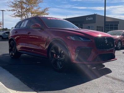 2023 Jaguar F-PACE SVR Clean CarFax, Leather, Moonroof