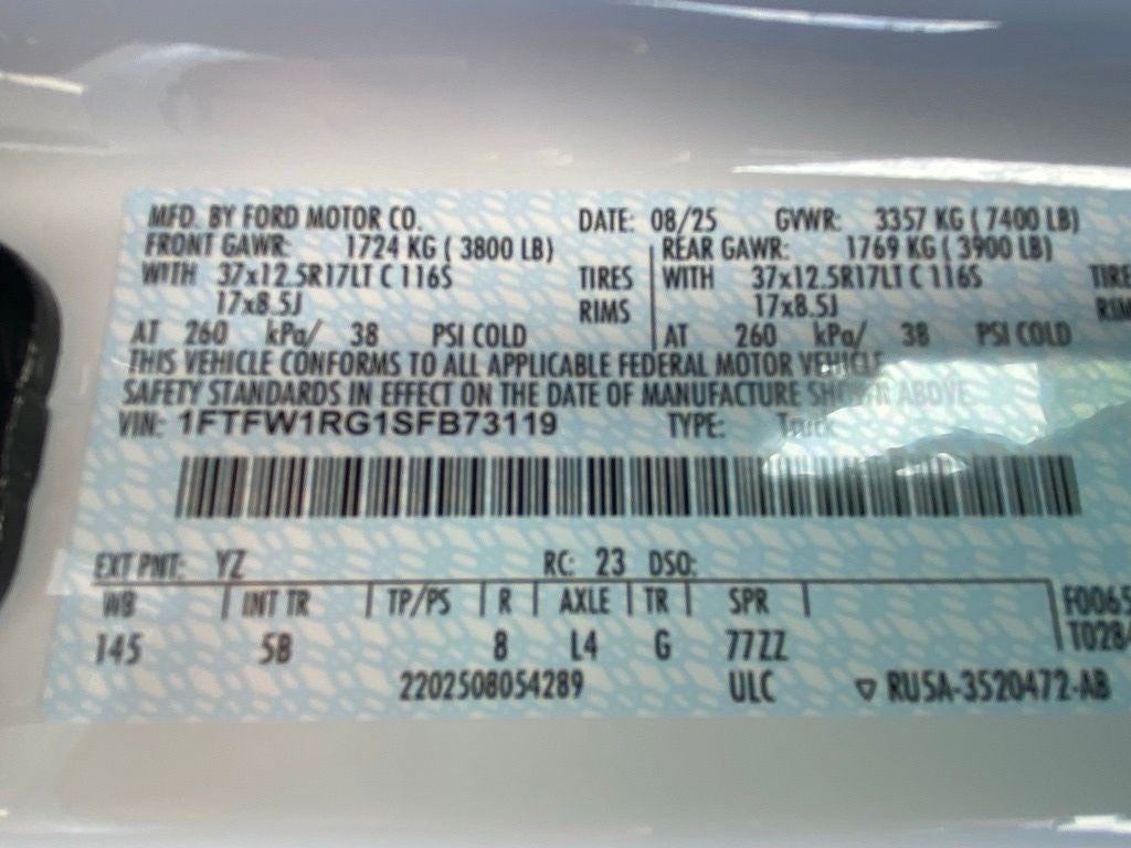 2025 Ford F-150 Raptor