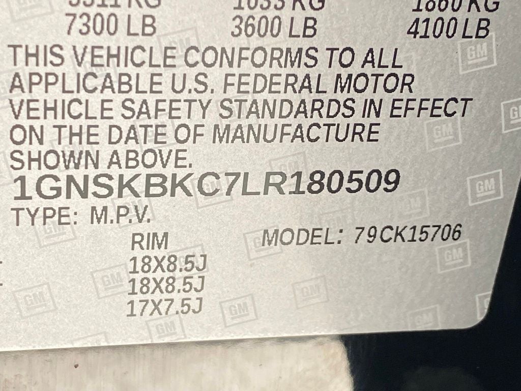 2020 Chevrolet Tahoe LT