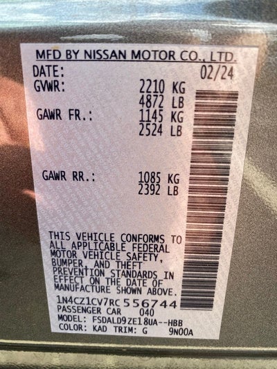 2024 Nissan Leaf SV Plus