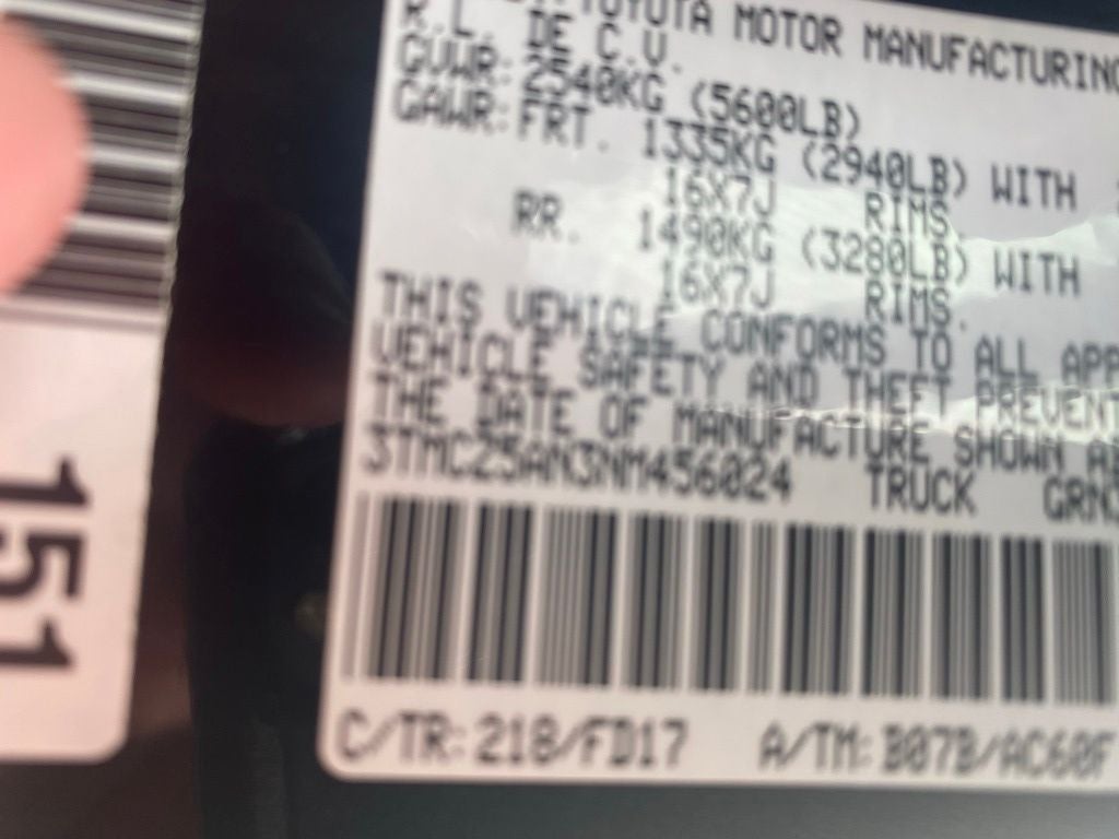 2022 Toyota Tacoma TRD Off-Road V6