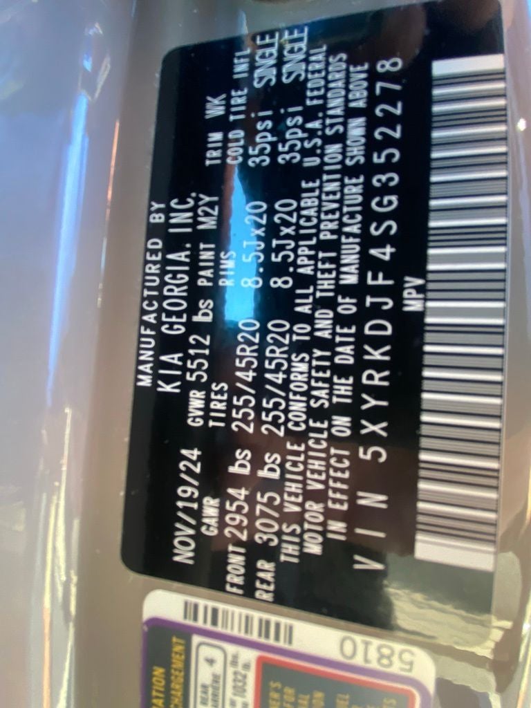 2025 Kia Sorento X-Line SX Prestige