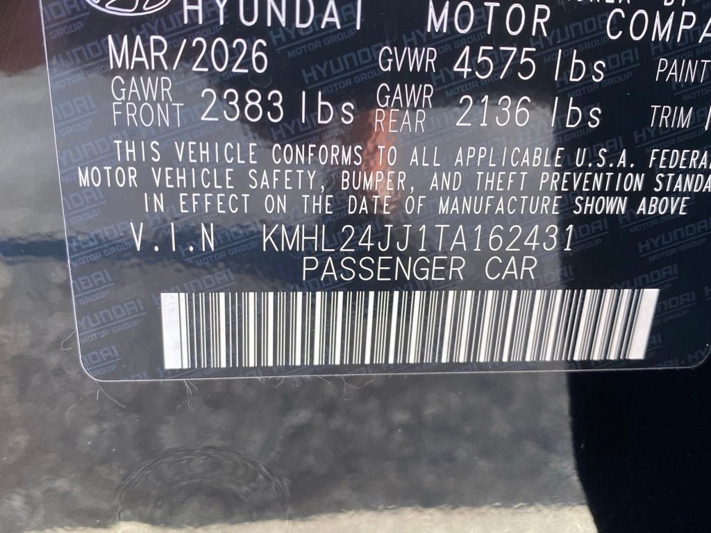 2026 Hyundai Sonata Hybrid Blue