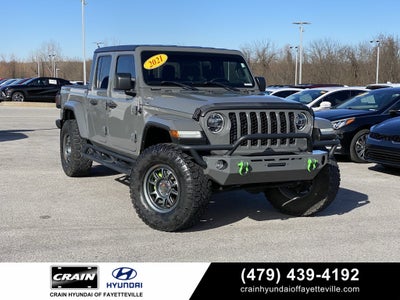 2021 Jeep Gladiator Sport CUSTOM ECO-DIESEL! FOX SUSPENSION LEATHER LOADED