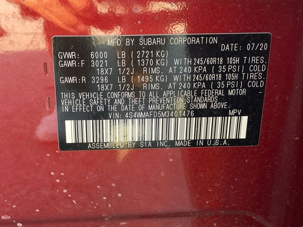 2021 Subaru Ascent Premium