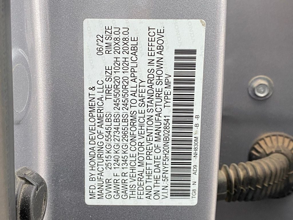 2022 Honda Pilot Special Edition