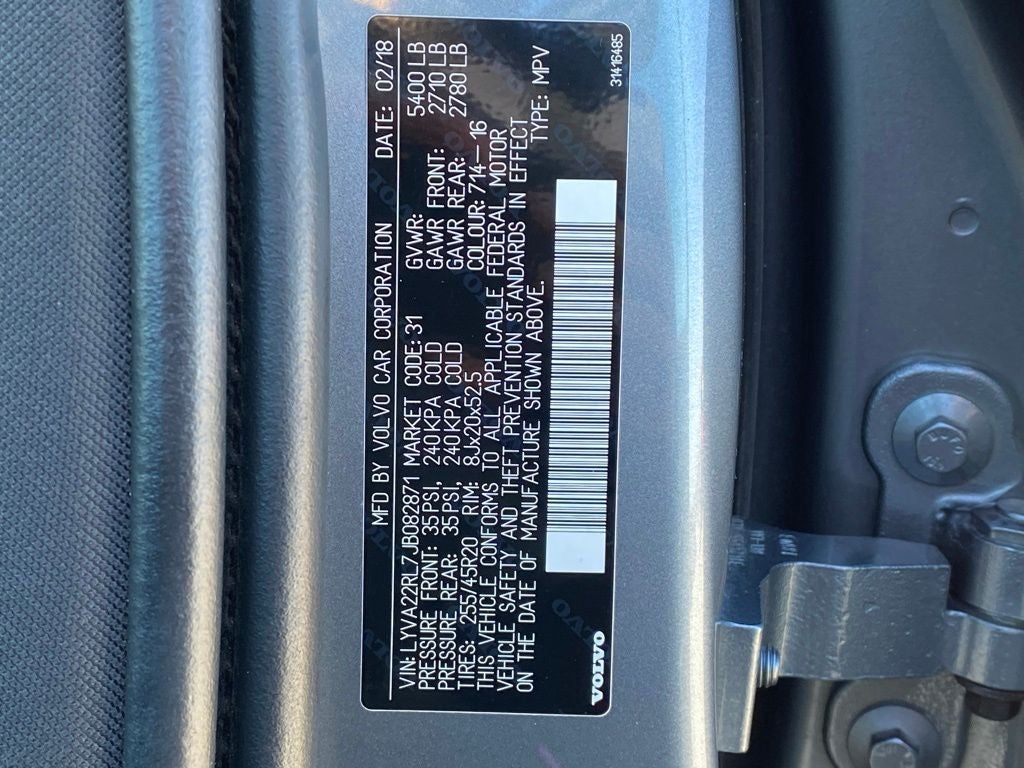 2018 Volvo XC60 T6 Inscription