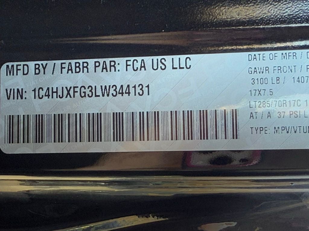 2020 Jeep Wrangler Unlimited Rubicon