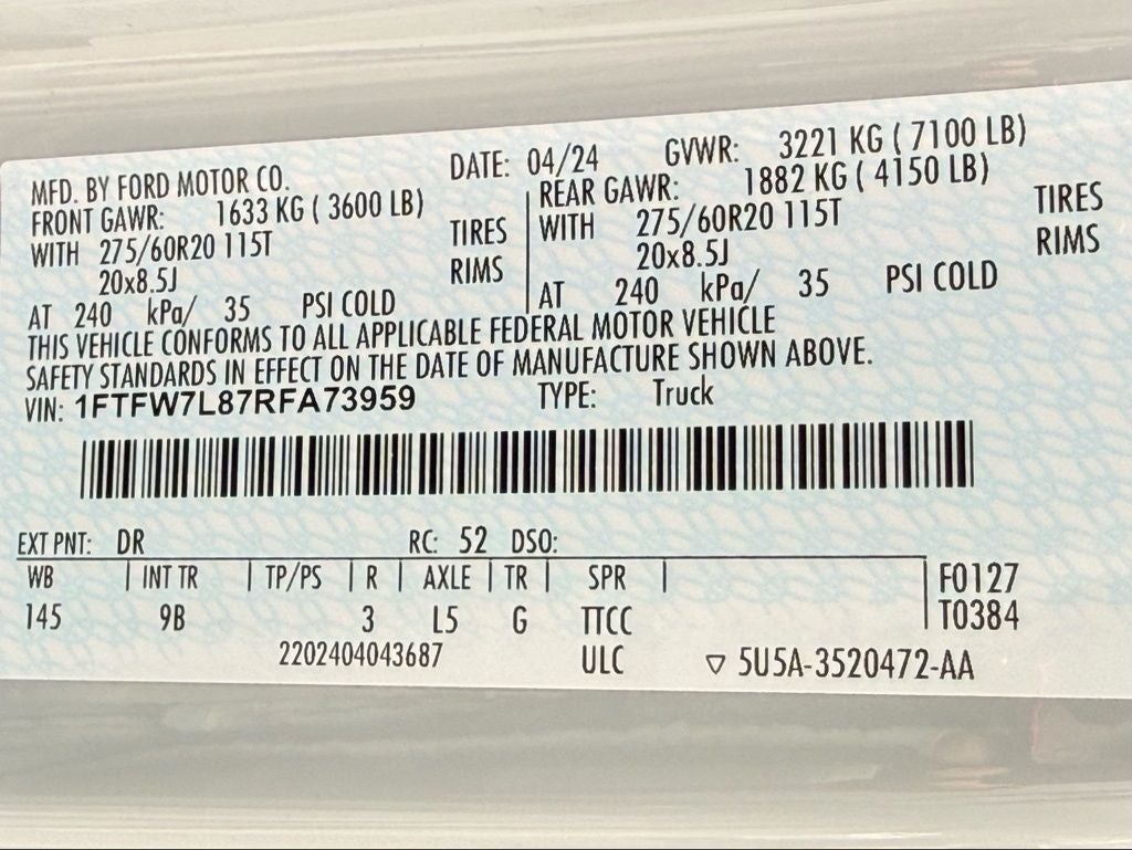 2024 Ford F-150 Platinum