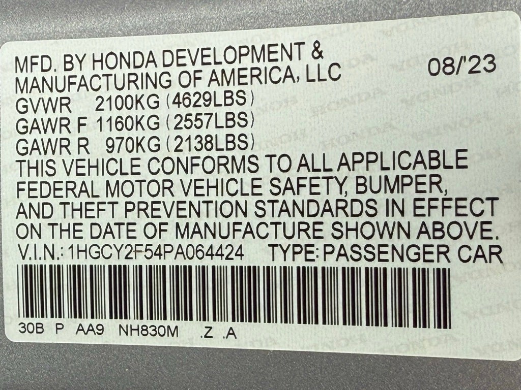 2023 Honda Accord Hybrid Sport ADAPTIVE CRUISE CONTROL