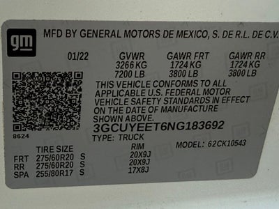 2022 Chevrolet Silverado 1500 LTD RST
