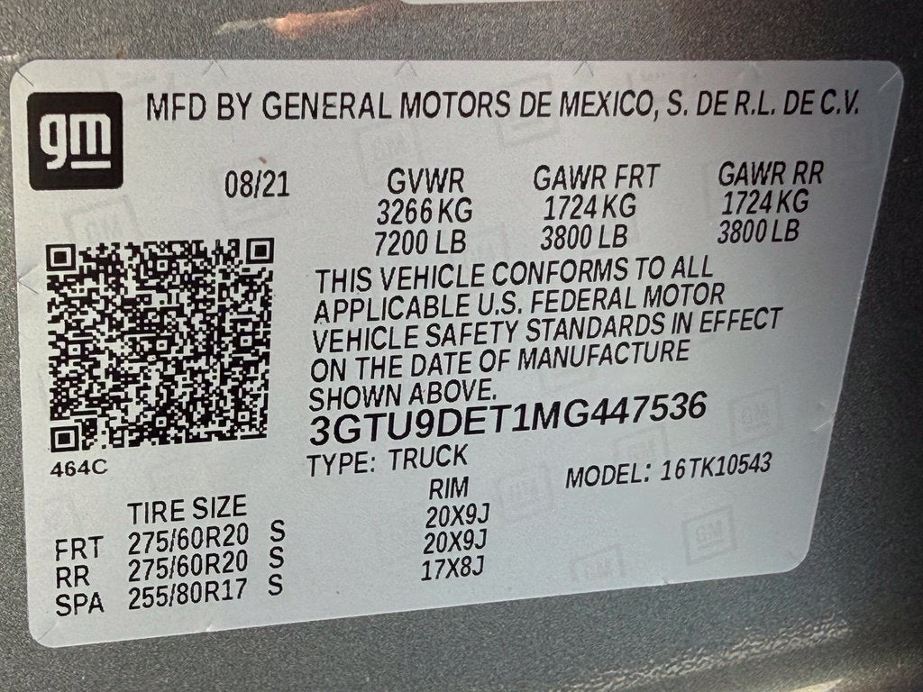 2021 GMC Sierra 1500 SLT