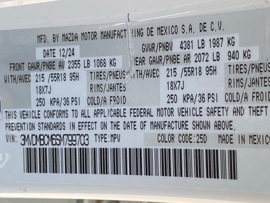 2025 Mazda Mazda CX-30 2.5 S Preferred Package