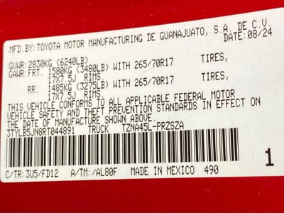 2024 Toyota Tacoma TRD Off-Road