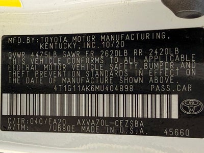 2021 Toyota Camry SE NICE CAR