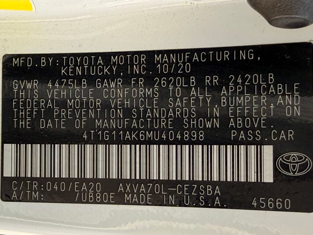 2021 Toyota Camry SE NICE CAR