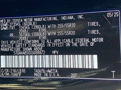 2025 Toyota Grand Highlander Platinum